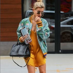 Michelle Mason Yellow Mini Dress